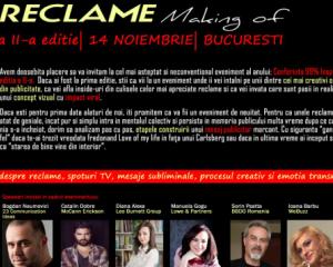 Cei mai inspirati creativi din advertising se intalnesc pe 14 noiembrie, la Bucuresti