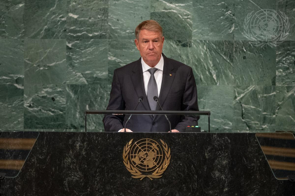 Presedintele Klaus Iohannis, in fata Adunarii Generale a ONU: Traim vremuri grele, pacea e amenintata