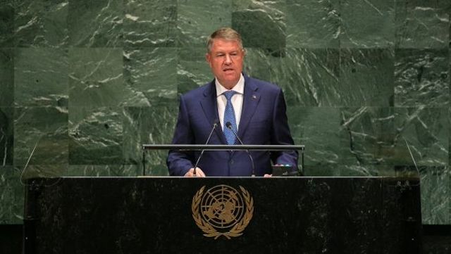Klaus Iohannis, la ONU: Puteti conta pe Romania!
