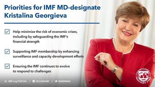 FMI are primul sef provenit dintr-o economie emergenta: bulgaroaica Kristalina Georgieva