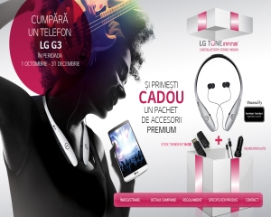 LG Electronics (LG) anunta o noua campanie promotionala pentru  LG G3