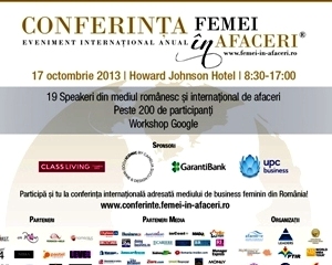 Conferinta Internationala FEMEI in AFACERI - Mediul de business feminin romanesc fata in fata cu cel international
