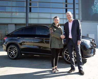 Simona Halep a devenit ambasador Mercedes-Benz in Romania