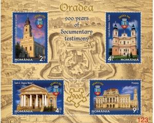 900 de ani de la atestarea Oradei, pe timbre