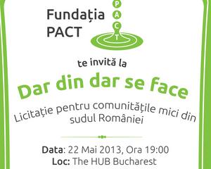Dar din dar se face: Eveniment de strangere de fonduri pentru comunitatile mici din sudul Romaniei