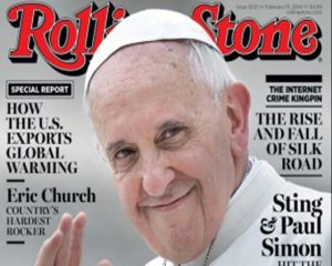 Papa Francisc: aparitie pe prima pagina a revistei Rolling Stone