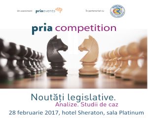 PRIA Competition Conference, cel mai important eveniment dedicat concurentei, va avea loc pe 28 februarie 2017
