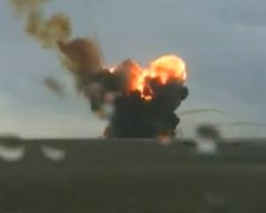 Explozie uriasa, la centrul spatial Baikonur. O racheta Proton-M a sarit in aer, imediat dupa lansare