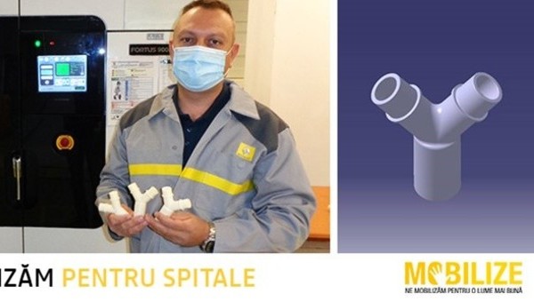SMURD a primit de la Fundatia Groupe Renault Romania 700 de racorduri necesare ventilatoarelor medicale