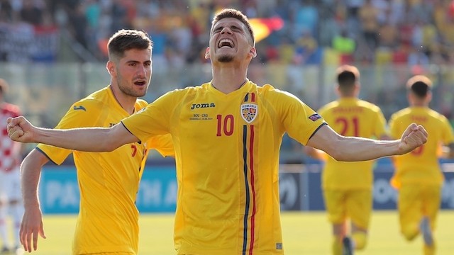 Romania invinge Anglia si este aproape de o calificare istorica in semifinalele Campionatului European de Tineret