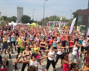 Peste 20.000 de persoane au participat la "Cea mai mare ora de sport" powered by Dolce Sport