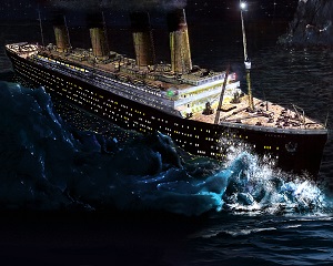 14 aprilie 1912: RMS Titanic loveste un aisberg