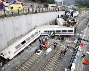 77 de persoane ucise si alte 130 ranite, in accidentul de tren din Spania