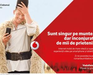 Vodafone face campanie pentru romanii curajosi