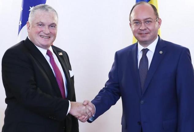 Ministrul afacerilor externe l-a primit pe noul ambasador al SUA la Bucuresti, Adrian Zuckerman