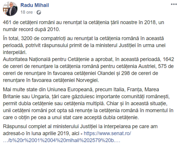 cetatenie romana
