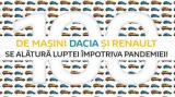 Groupe Renault Romania pune la dispozitia spitalelor din Romania 100 de vehicule Dacia si Renault