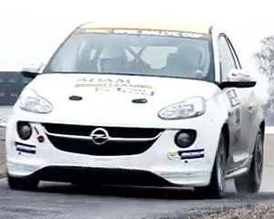 Opel Adam Cup, dezlantuit la raliu