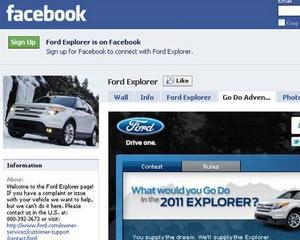 Ford investeste mai mult in publicitate pe Facebook