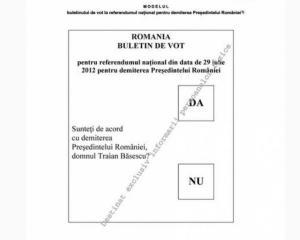 Buletinele de vot vor 