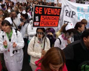 Medicii spanioli au intrat in greva