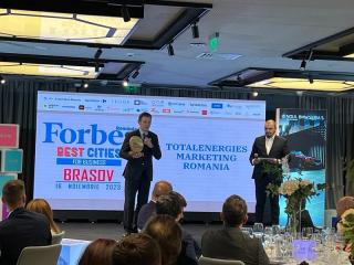 Inovatie si impact social pozitiv: Forbes Best Cities For Business Brasov 2023 premiaza activitatea TotalEnergies Marketing Romania