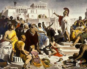 Datoare vanduta, democratia ateniana priveste cu manie spre pietele financiare