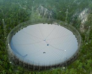 China investeste 101 milioane de dolari in cel mai mare radiotelescop din lume