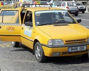 Taximetristi au protestat pentru majorarea tarifelor