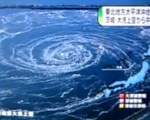 JAPONIA: Valurile seismice au creat un urias vartej