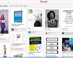 Iti cauti un loc de munca? Stai cu ochii pe Pinterest si vei gasi un job mai usor
