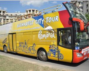 Autobuzele destinate vizitarii obiectivelor turistice din Bucuresti vor fi repuse in circulatie din weekend