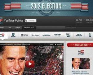 YouTube a lansat o platforma pentru alegerile prezidentiale din SUA