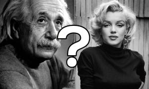 Albert Einstein si Marilyn Monroe: 