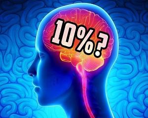 Ne folosim, intr-adevar, doar 10% din capacitatea creierului?