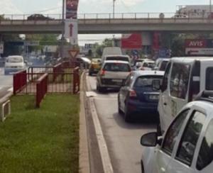Trafic mai usor pe DN1 de la iesirea din Aeroportul