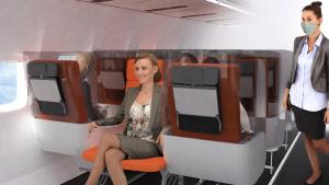 Cum ar putea arata cabinele de avion la ECONOMY CLASS dupa pandemie