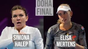 LIVE TEXT si FOTO: Finala de la Doha 2019. Simona Halep pierde trofeul in fata lui Elise Mertens