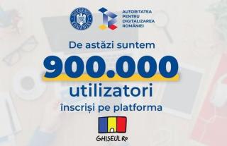 Nou record pentru Ghiseul.ro: 900.000 de utilizatori s-au inscris in platforma, iar platile au trecut de 153 de milioane de lei