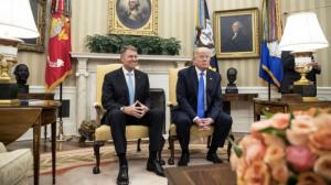 Trump: Presedintele Romaniei este extrem de respectat si a facut o treaba buna. ESTI TALENTAT SI IUBESTI OAMENII, i-a spus Trump