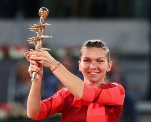 Simona Halep a castigat turneul de la Madrid la capatul unei saptamani aproape perfecte