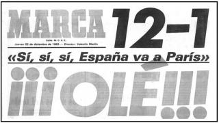 Momente memorabile in sport. Calificarea Spaniei la Euro 1984