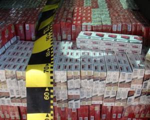 Peste jumatate de milion de pachete de tigari, confiscate de Garda de Coasta