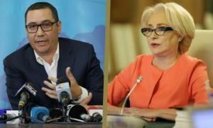 Ponta vs. Dancila - Razboi pe Facebook: E papusita de baronii locali / Ponta are un stil mincinos si duplicitar